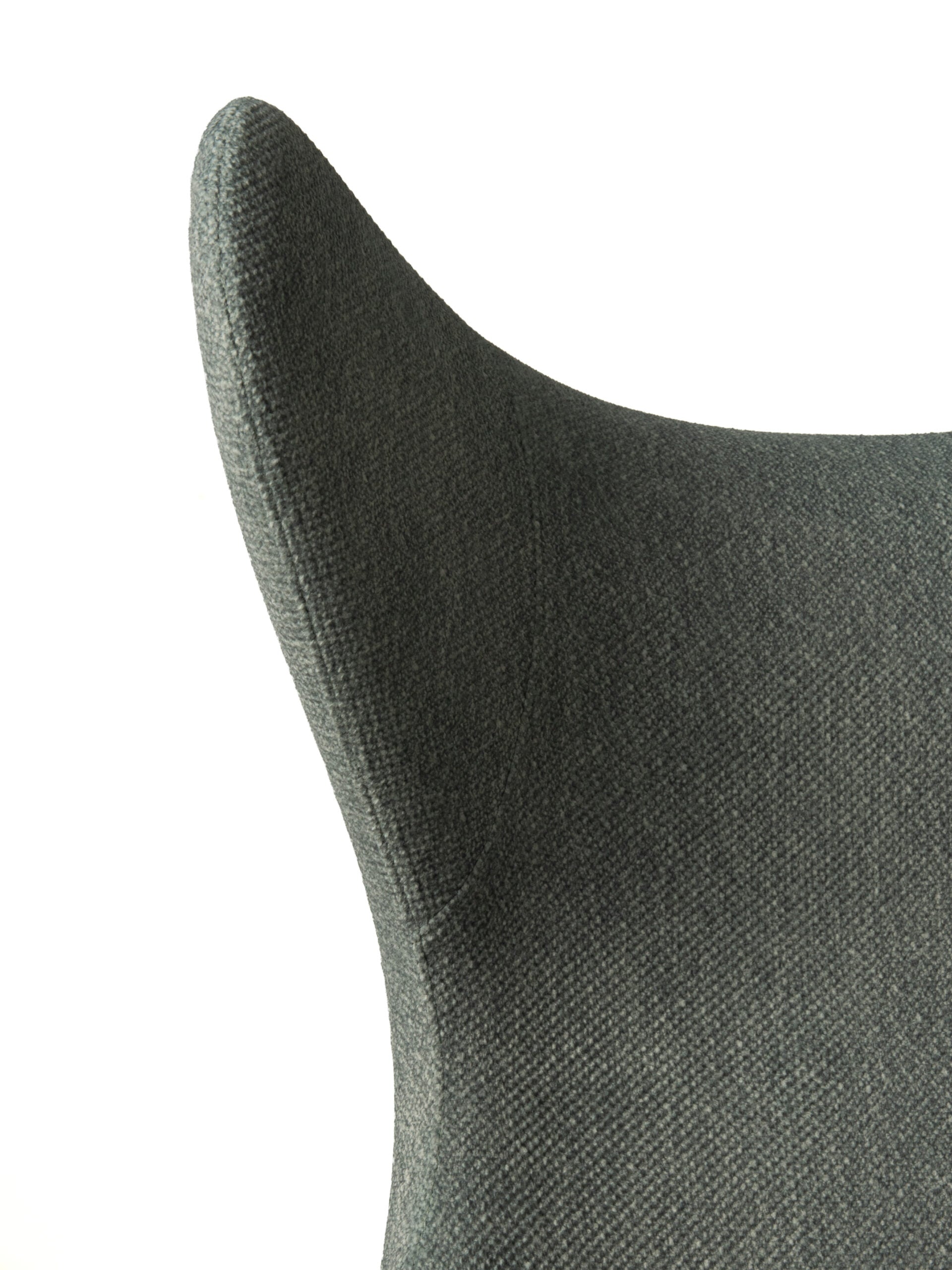 BUTTERFLY upholstered armchair with wooden base