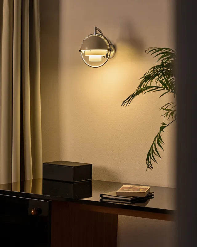 MULTI-LITE chrome wall lamp