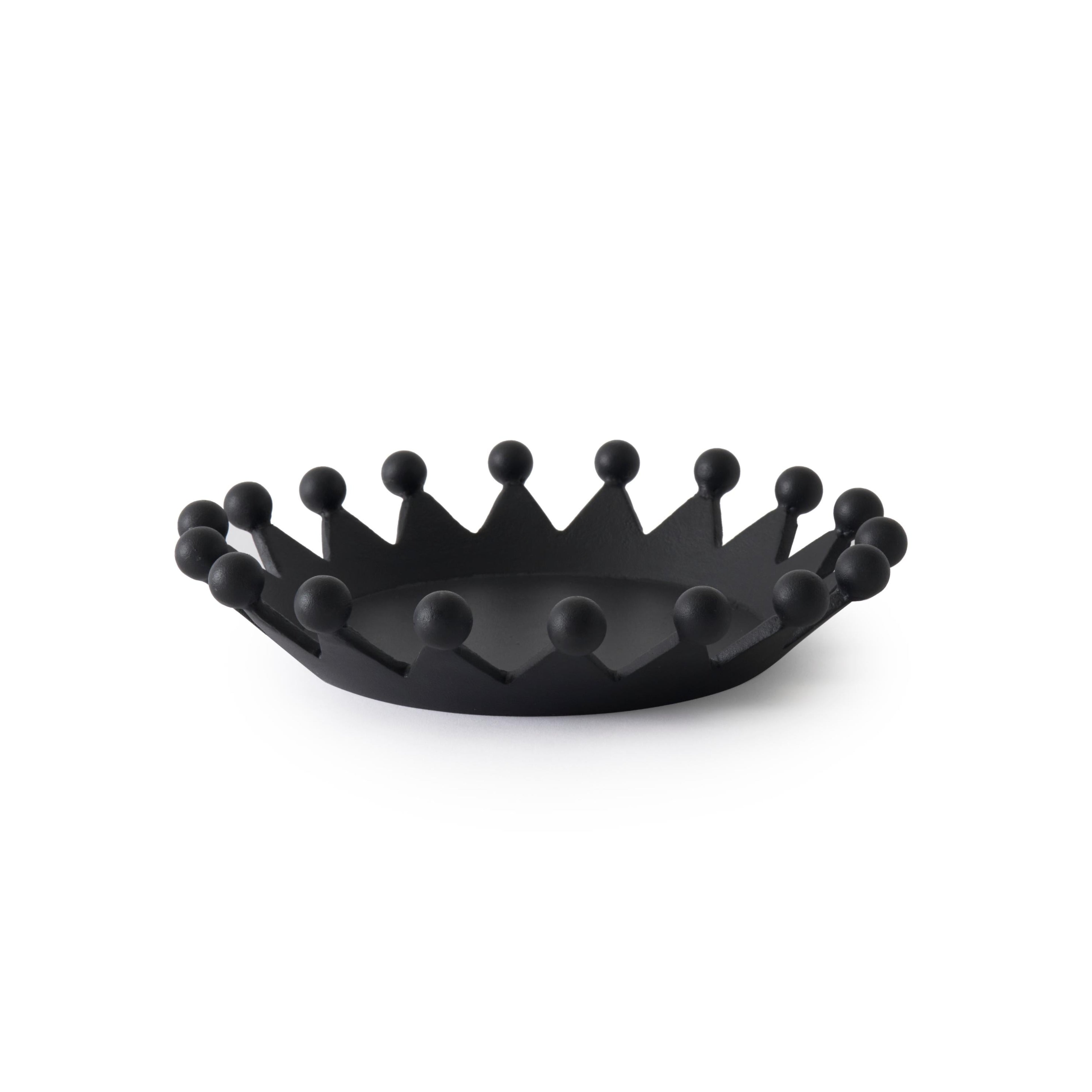 CAST CROWN Black Decoration