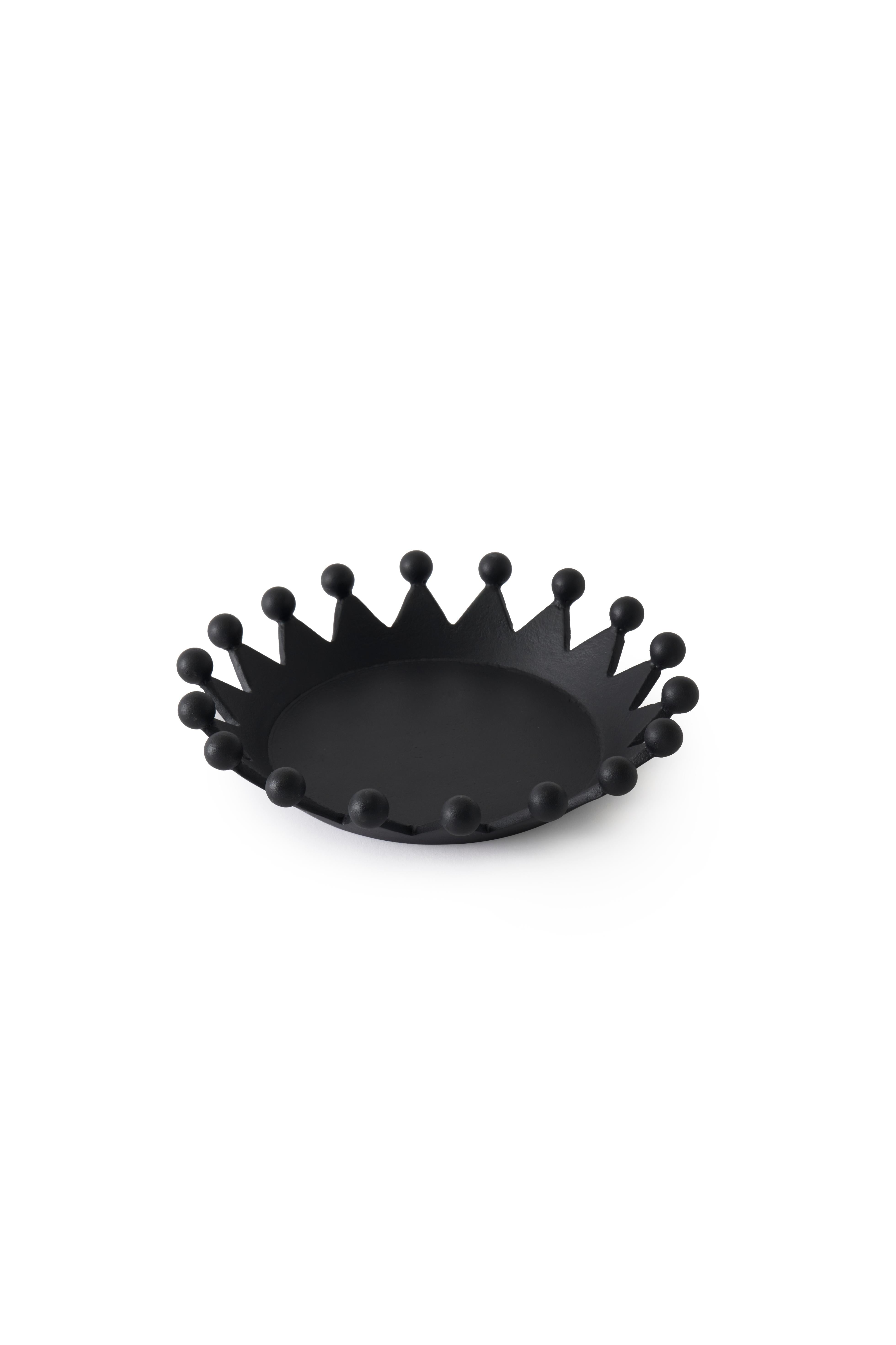CAST CROWN Black Decoration