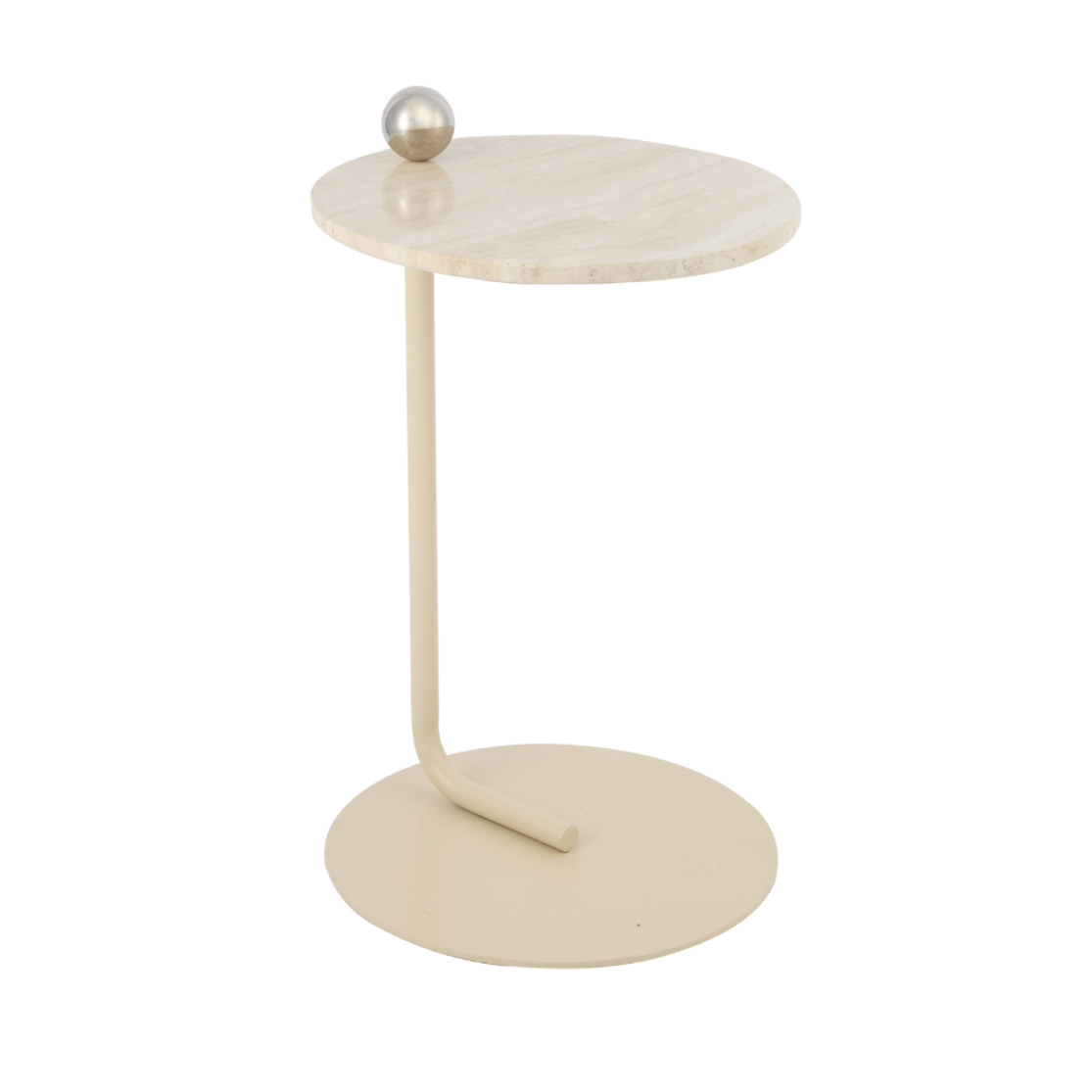 CASTELLUM Side Table Travertine