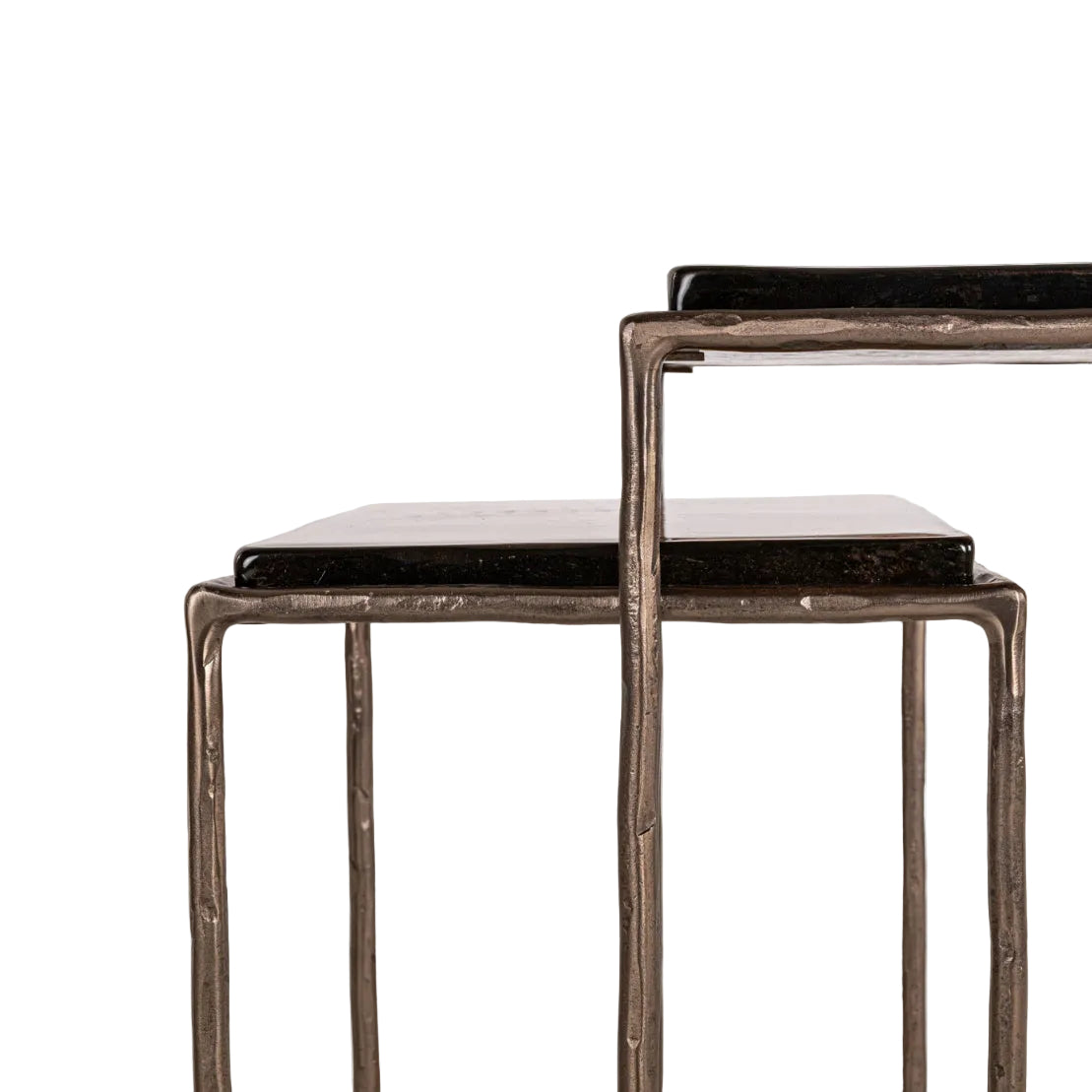 Beistelltisch-Set VILLANO braun