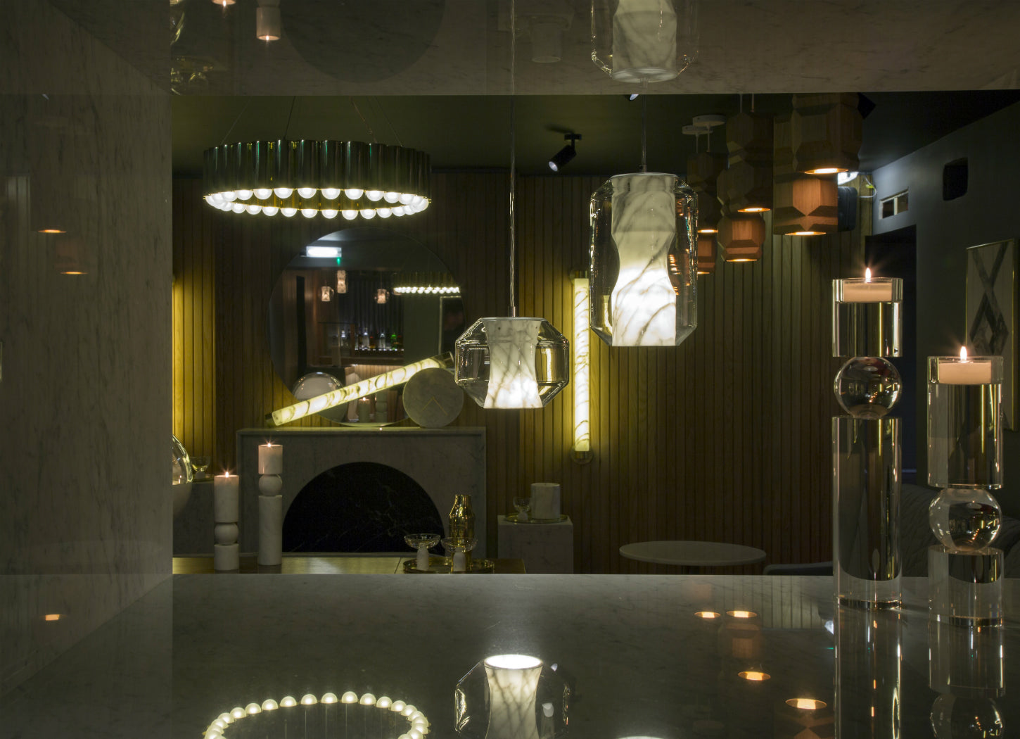 Lampa wisząca CHAMBER marmur