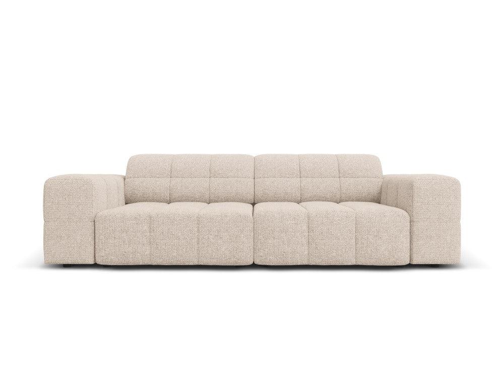 CHICAGO 3-seater sofa beige chenille Cosmopolitan Design Eye on Design