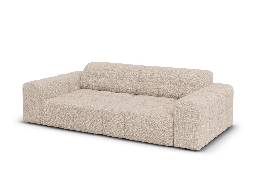 CHICAGO 3-seater sofa beige chenille Cosmopolitan Design Eye on Design