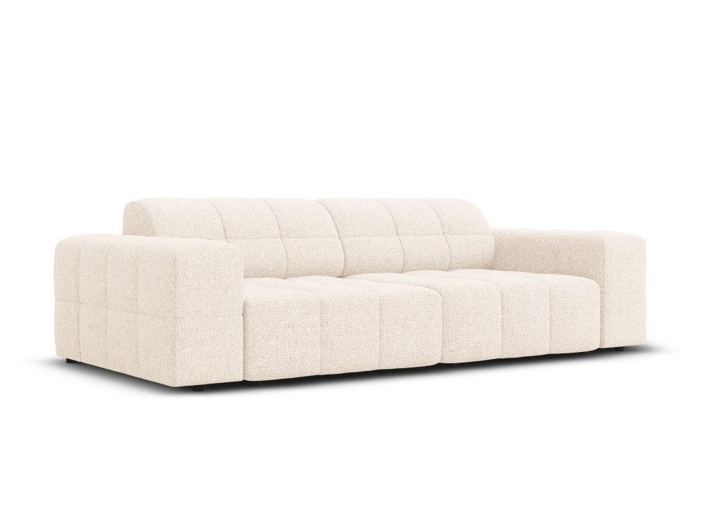 CHICAGO 3 seater sofa light beige chenille Cosmopolitan Design Eye on Design