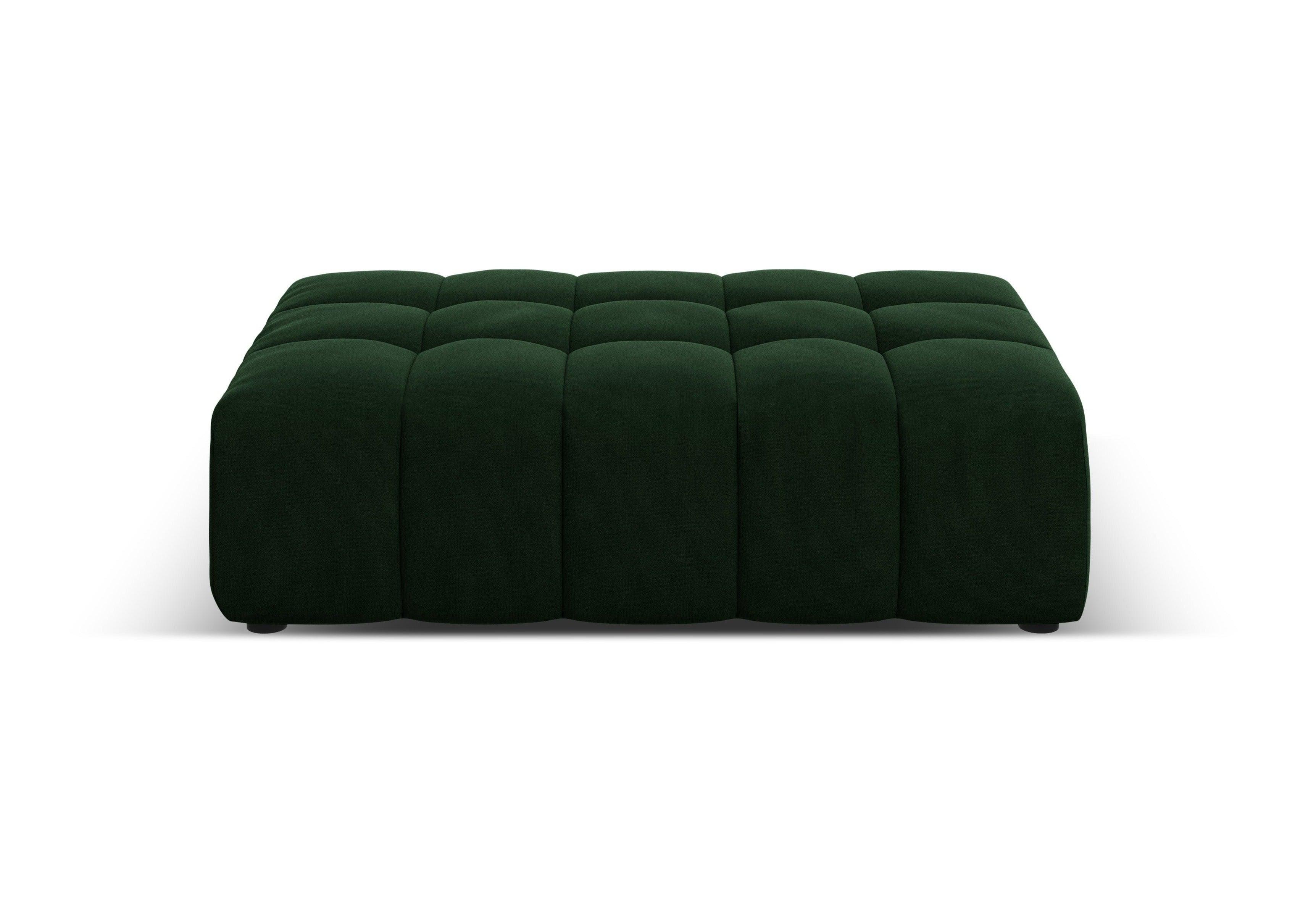 Velvet pouffe CHICAGO bottle green Cosmopolitan Design Eye on Design