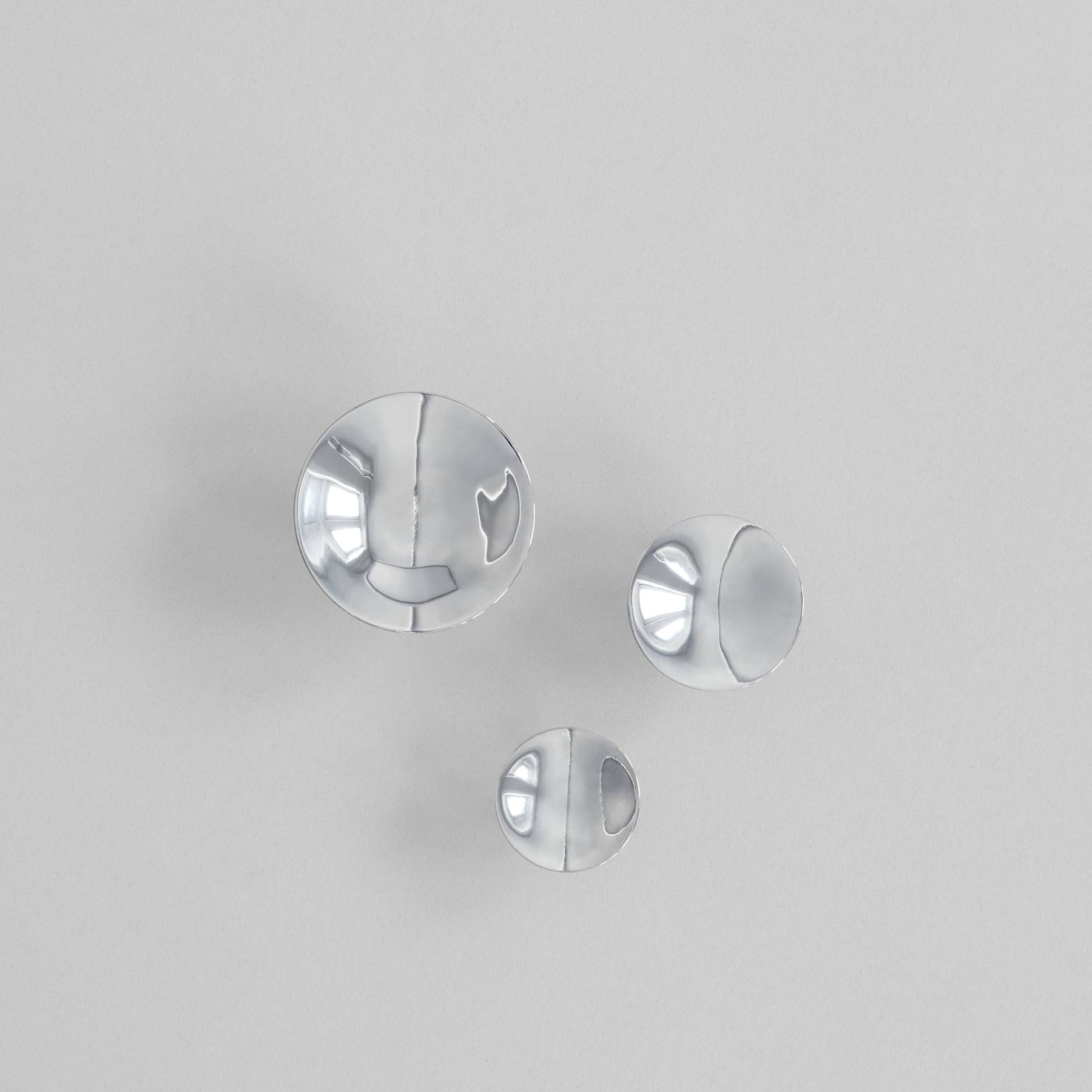 HIHAT-Knöpfe silber glänzend