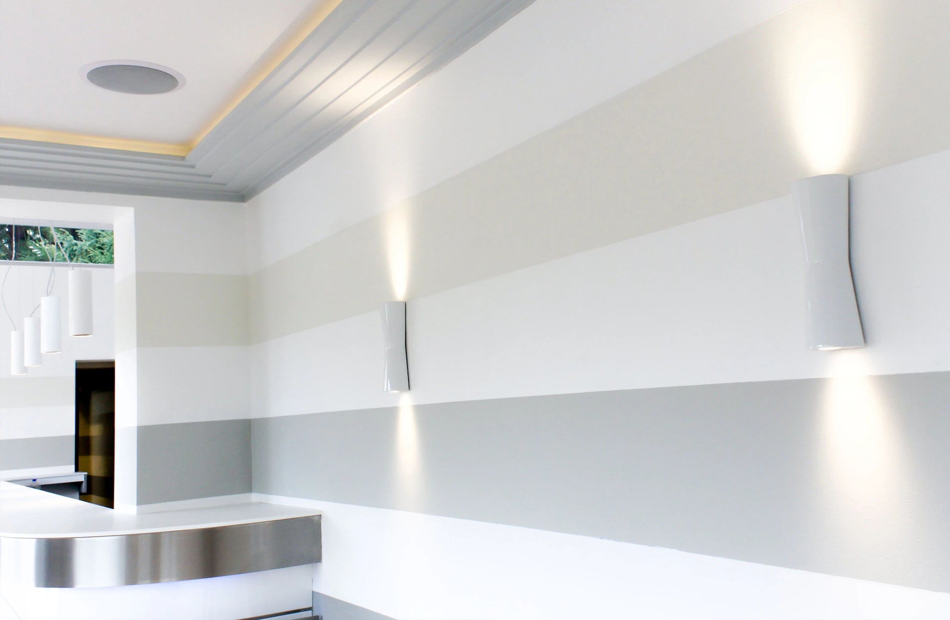 Wandleuchte CLESSIDRA weiß