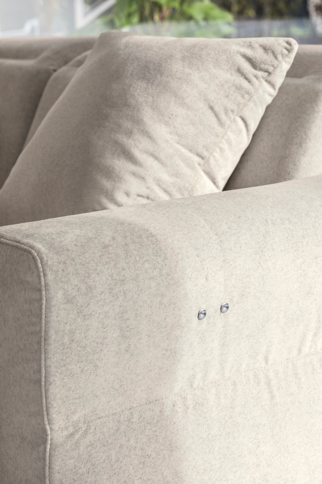 Right-facing corner sofa NORMA upholstered