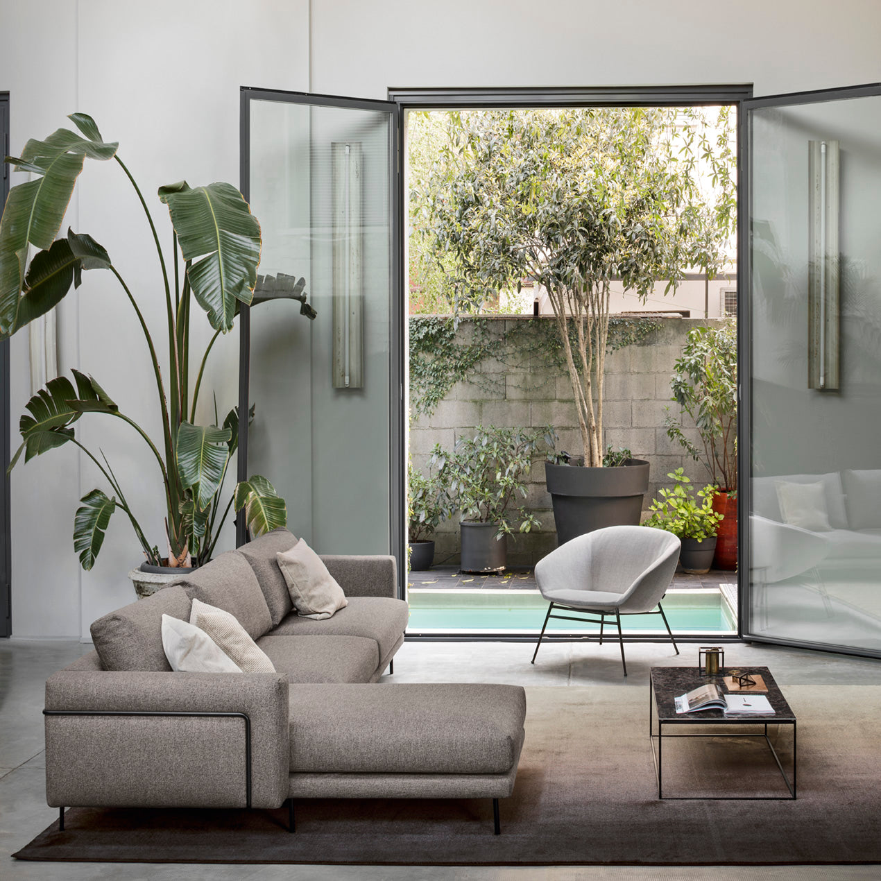 Right-sided upholstered corner sofa ROD