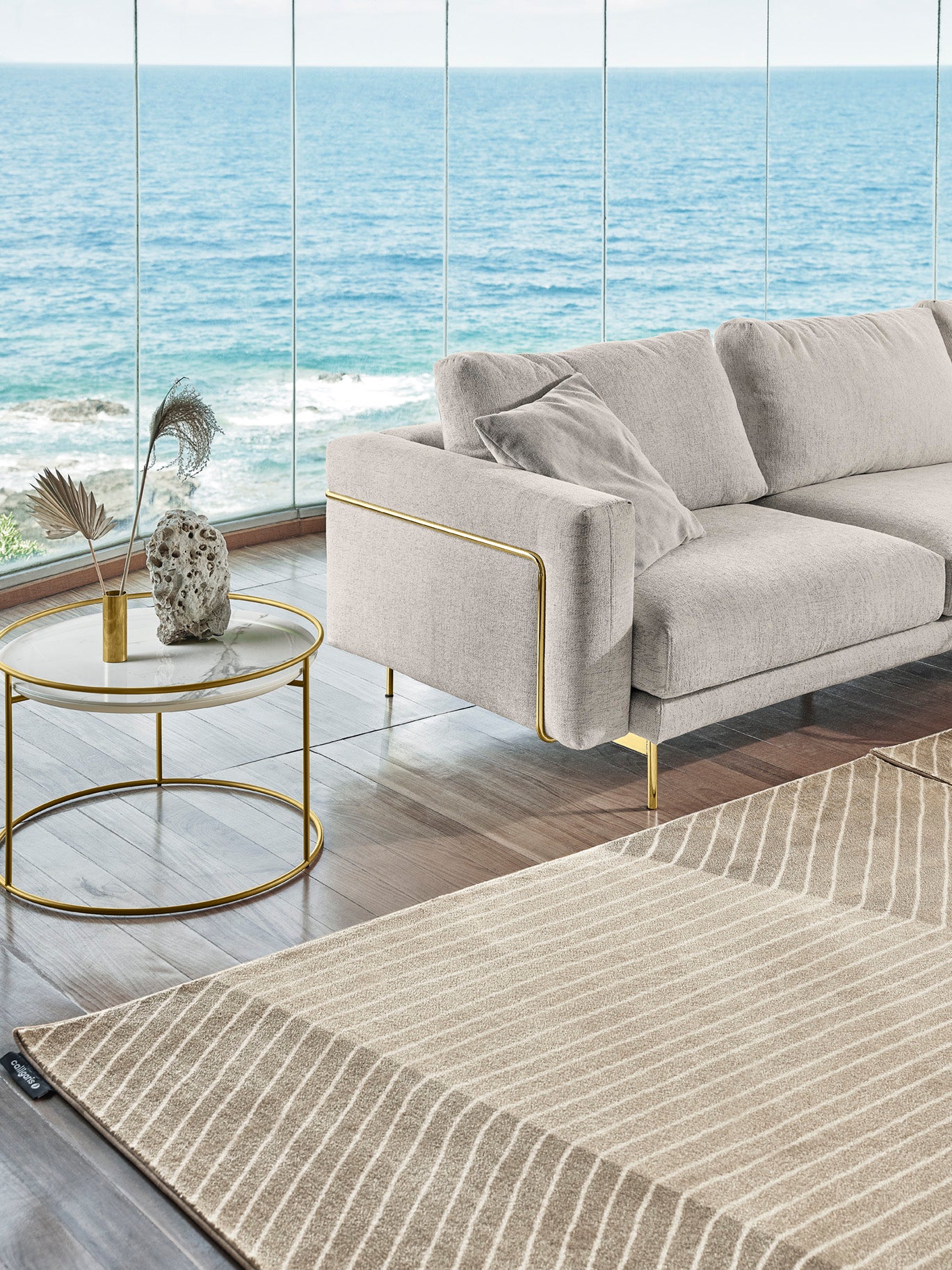 ROD MAXI Upholstered 3-Seater Sofa