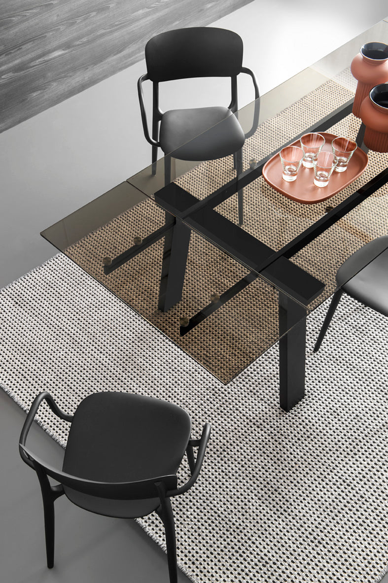 Sessel mit Armlehnen LIBERTY schwarz