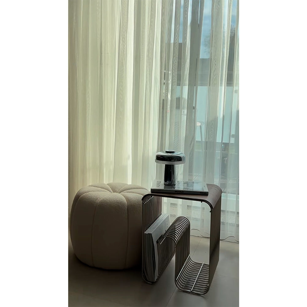 CURVA tray dark oak wood