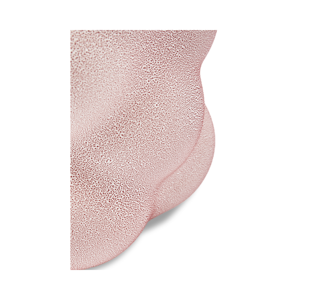 GRAPE vase coral red