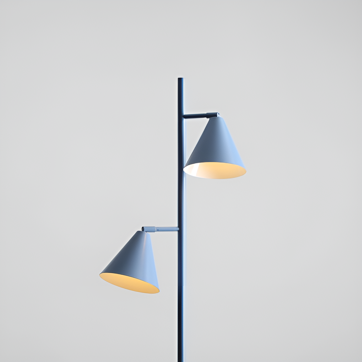 Stehleuchte FORM DUO blau