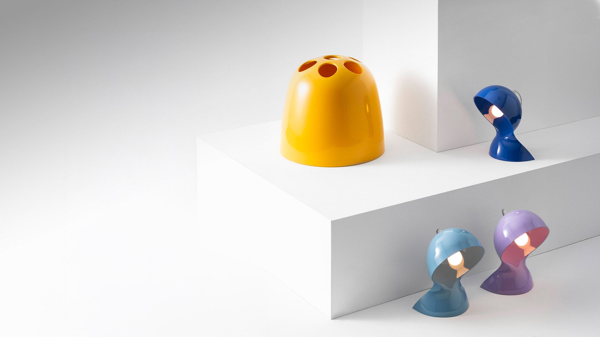 Tischlampe DALÙ himmelblau