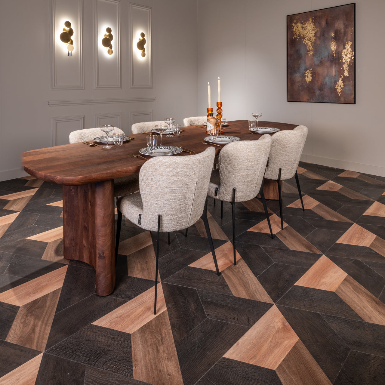 Esstisch BALDWIN Mango-Holz