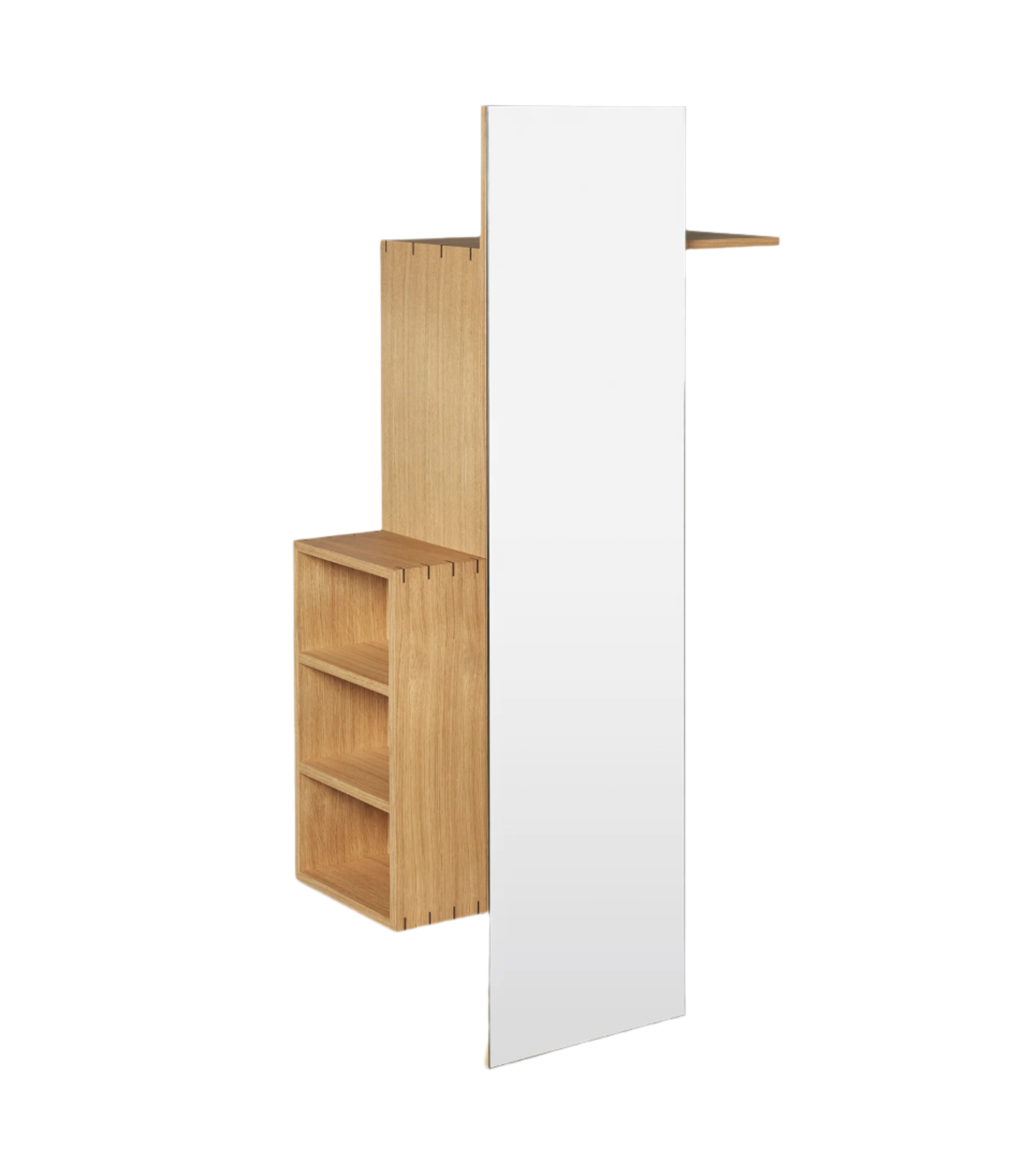Szafka z lustrem BON HALLWAY CABINET olejowany dąb