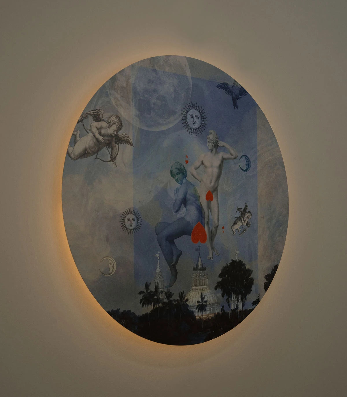 DOTS LIGHTING Wall Lamp - AMORE Blue