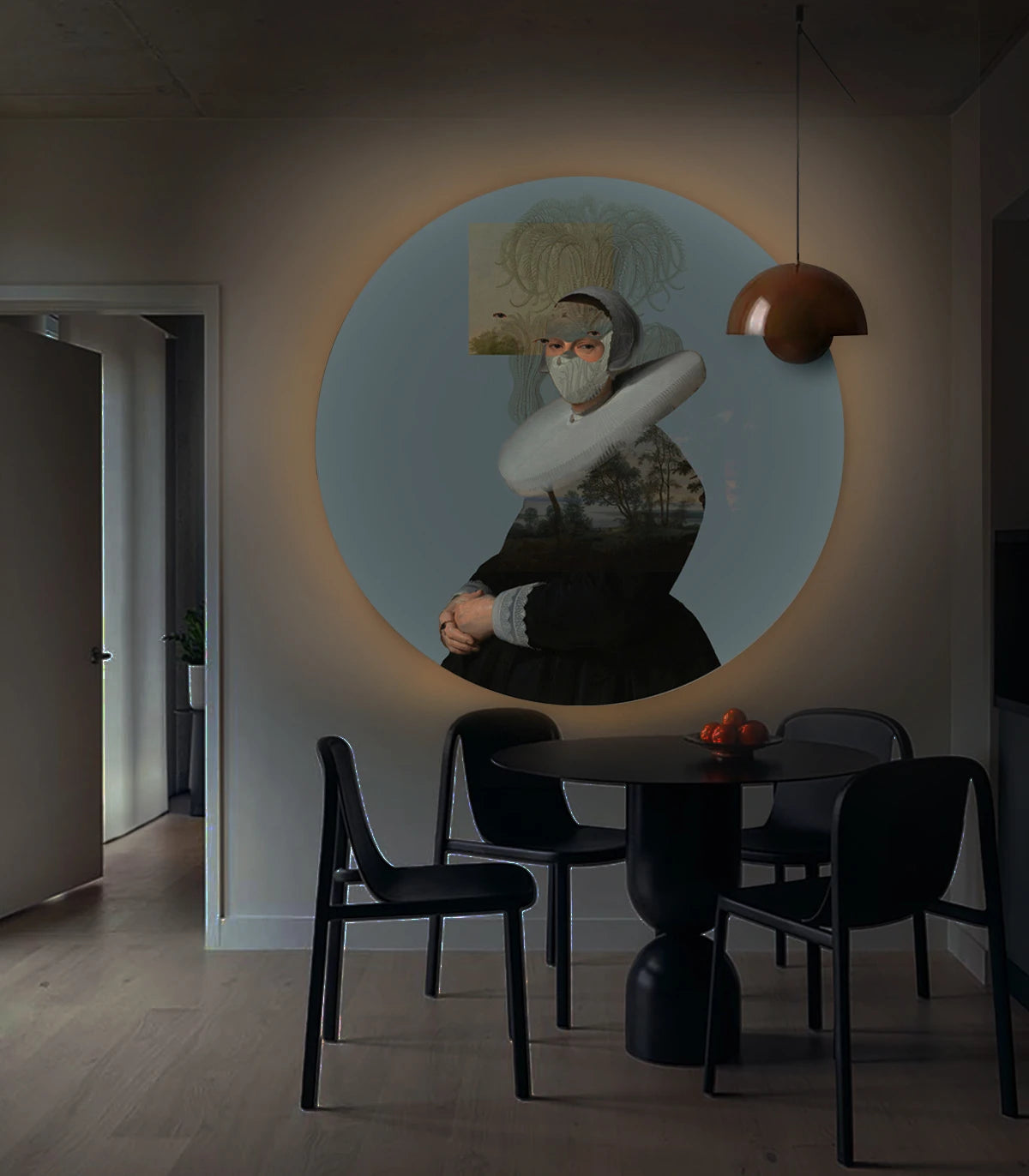 Wall Lamp DOTS LIGHTING - LANDSCAPE MUSE blue