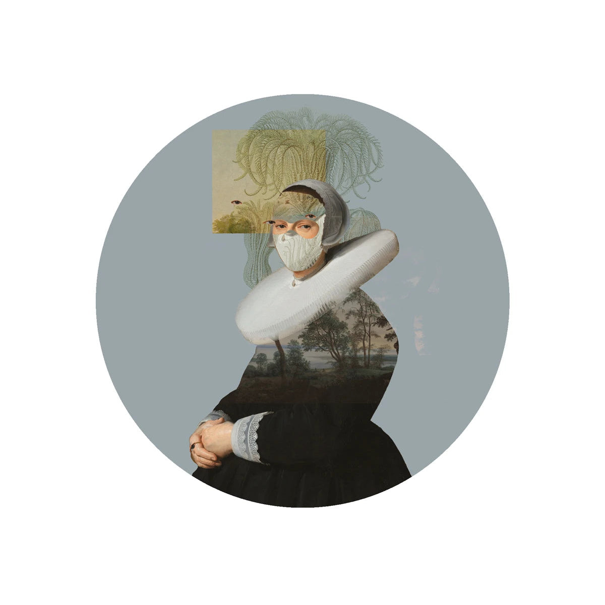 Wall Lamp DOTS LIGHTING - LANDSCAPE MUSE blue