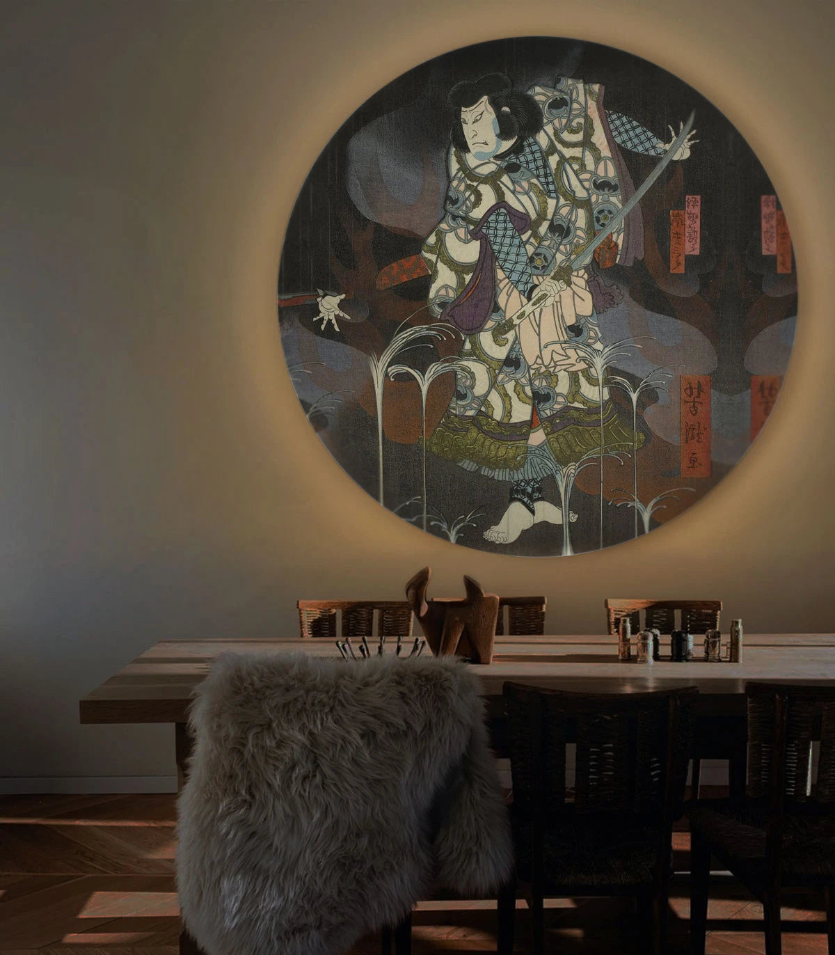 Wandleuchte DOTS LIGHTING - SHOGUNS SHADOW grau