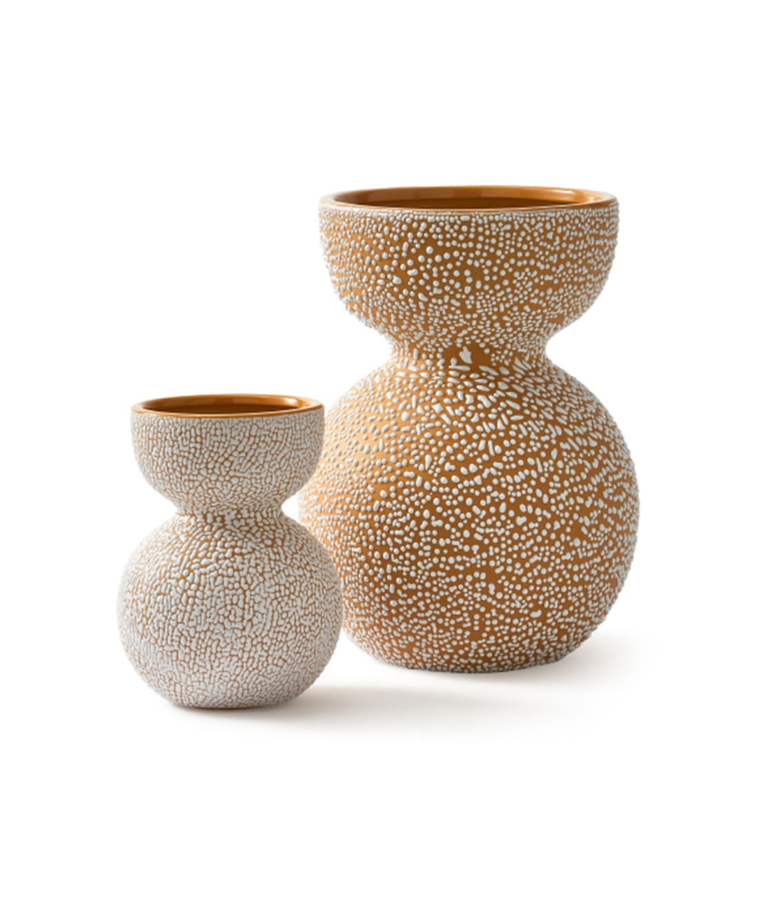 BOOLB DOTS vase in orange