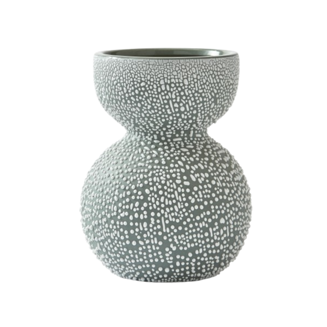 BOOLB DOTS green vase