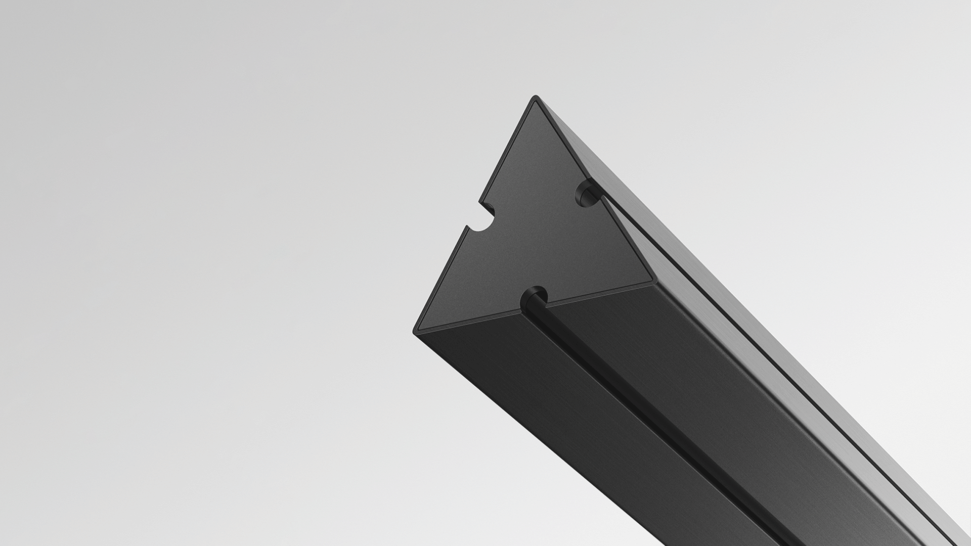 DREISPITZ HORIZONTAL black pendant lamp