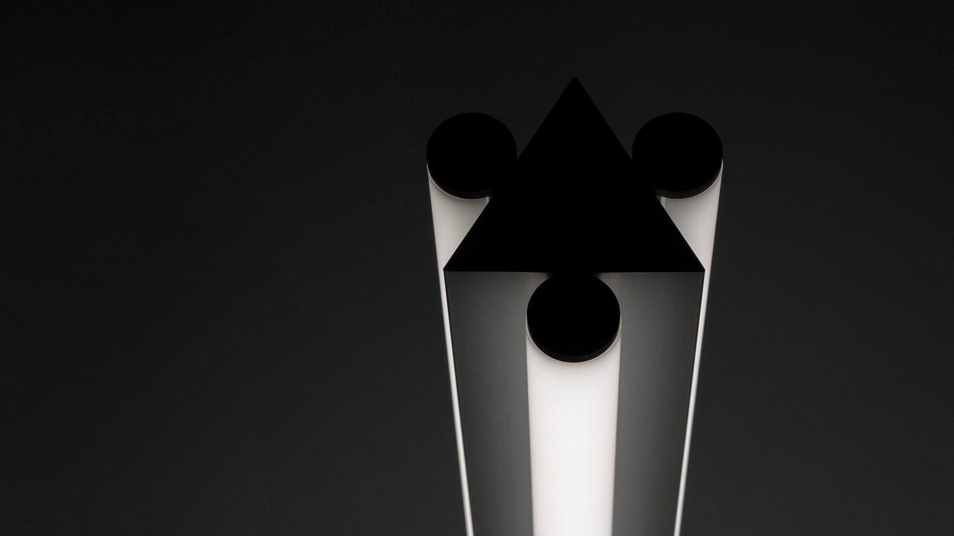 DREISPITZ HORIZONTAL black pendant lamp