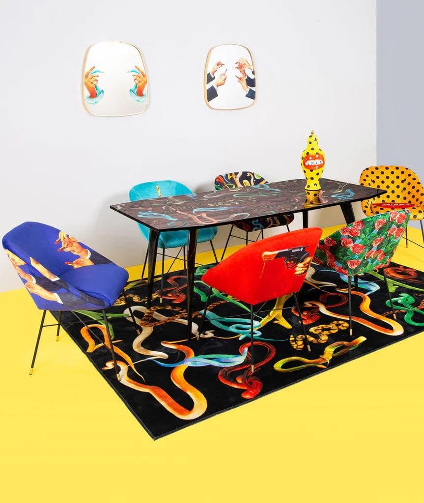 Dywan RECTANGULAR SNAKES Seletti    Eye on Design