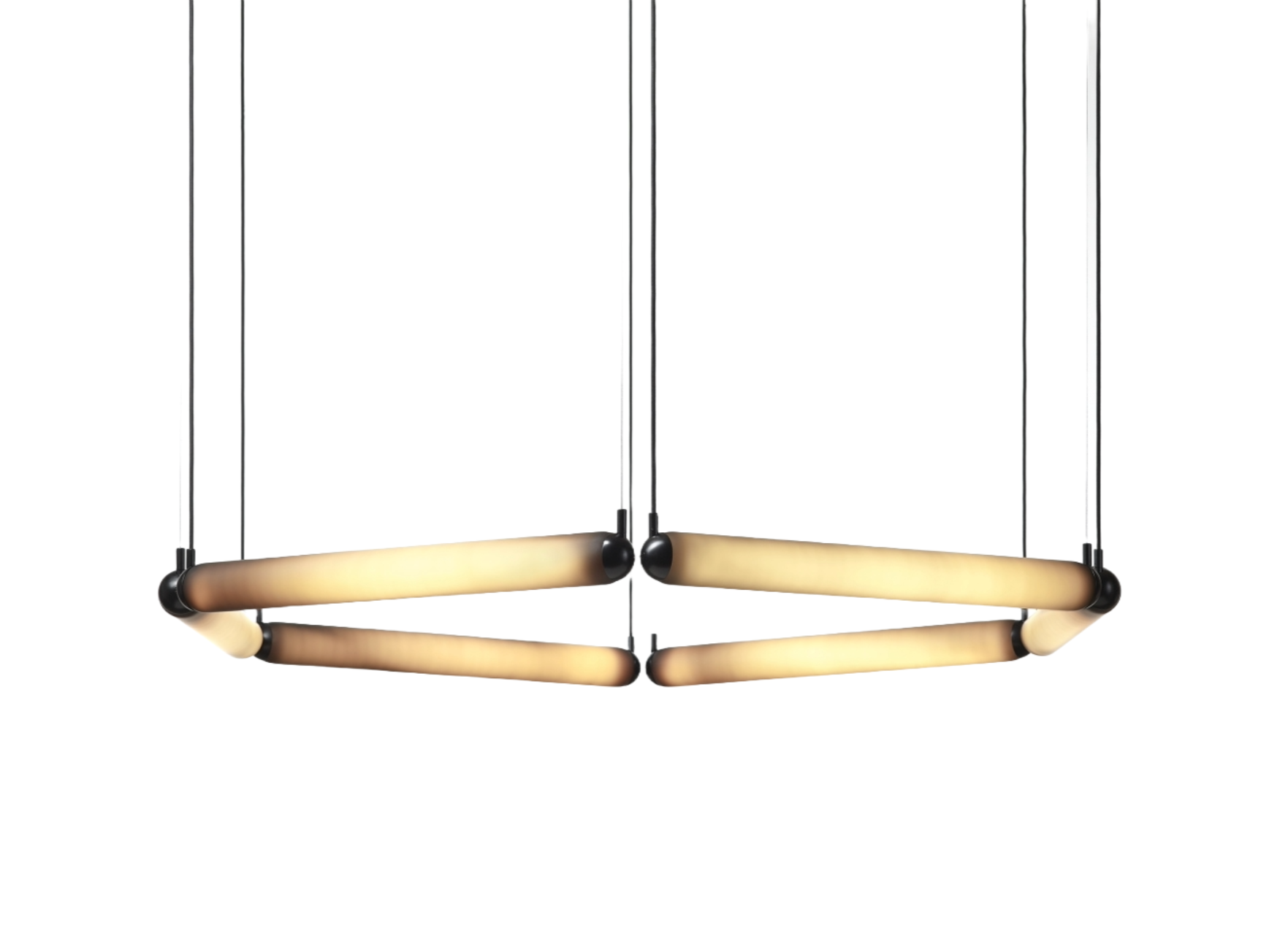 Puro Contour Hanging Lamp - Sechseckmattglas