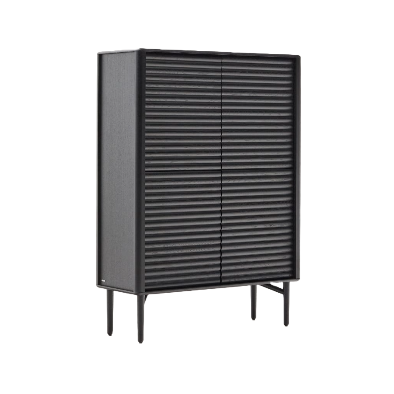 High Lenon Cabinet Eichenfurnier im schwarzen Finish