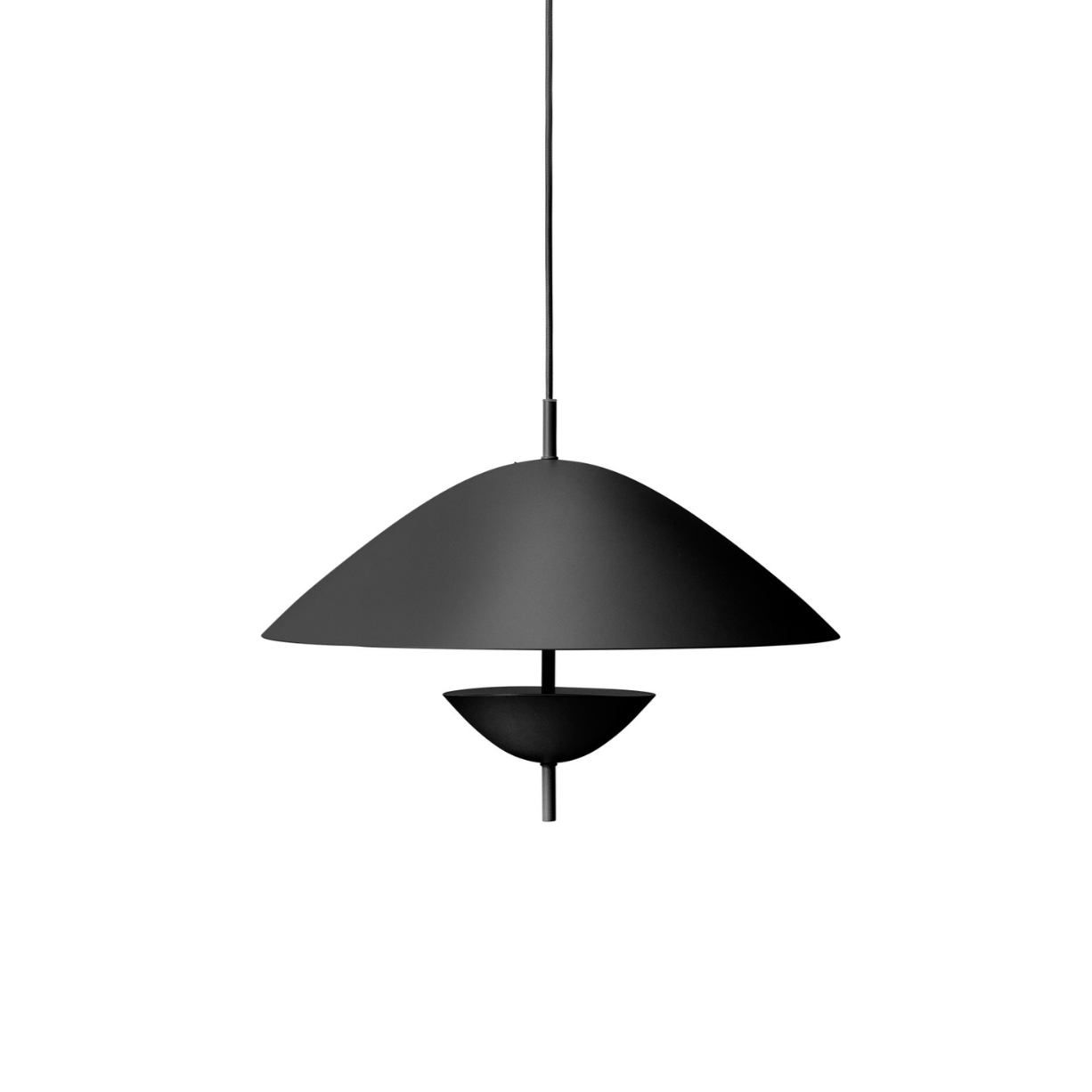 Black ice hanging lamp