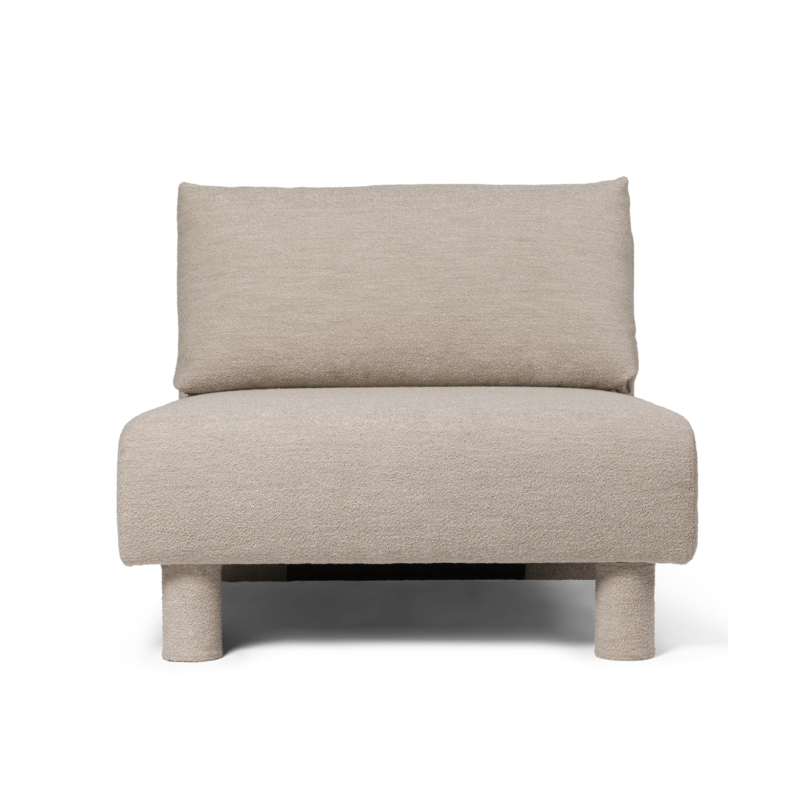 Dase modular sofa - the middle element upholstered