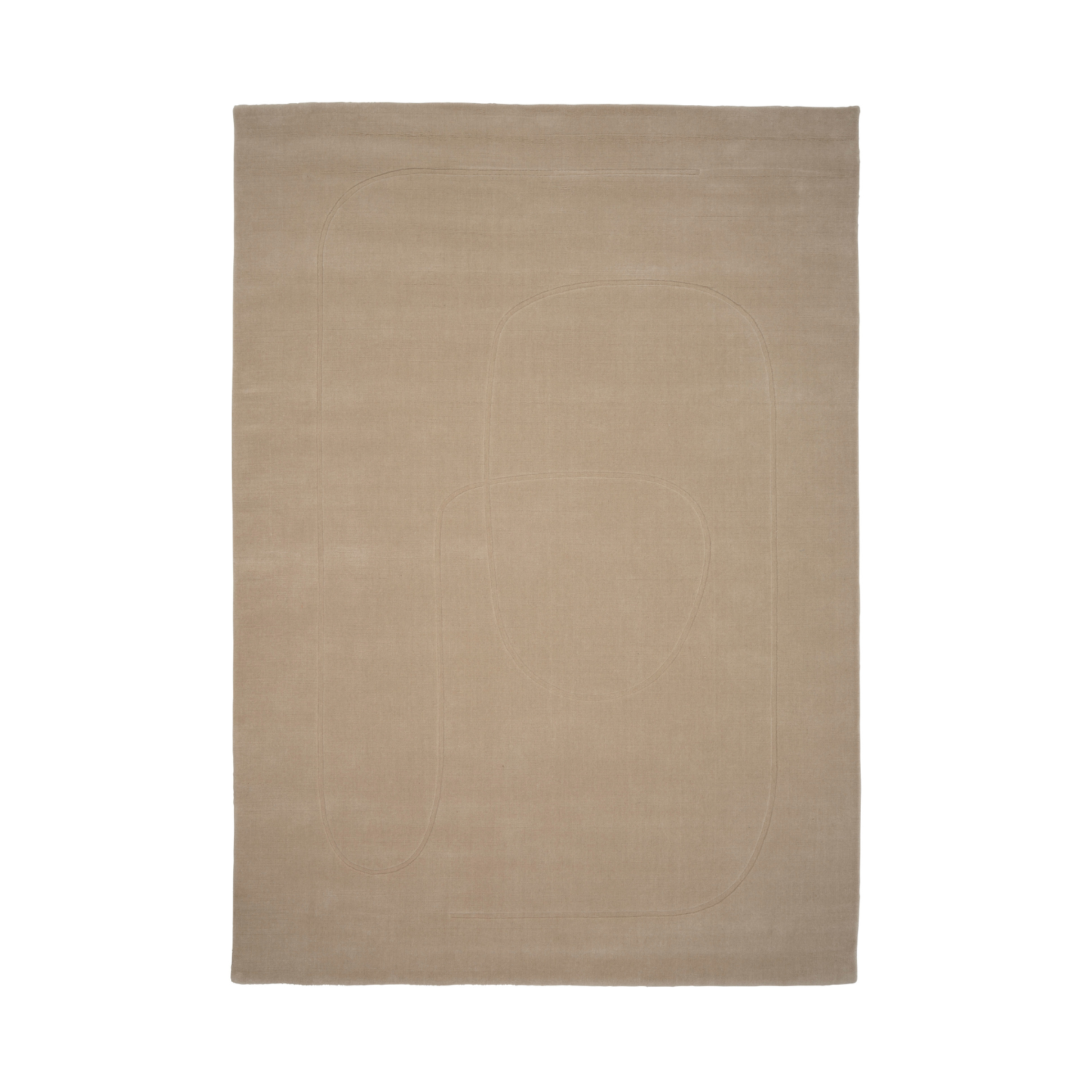 Kursive Expanse Beige Teppich