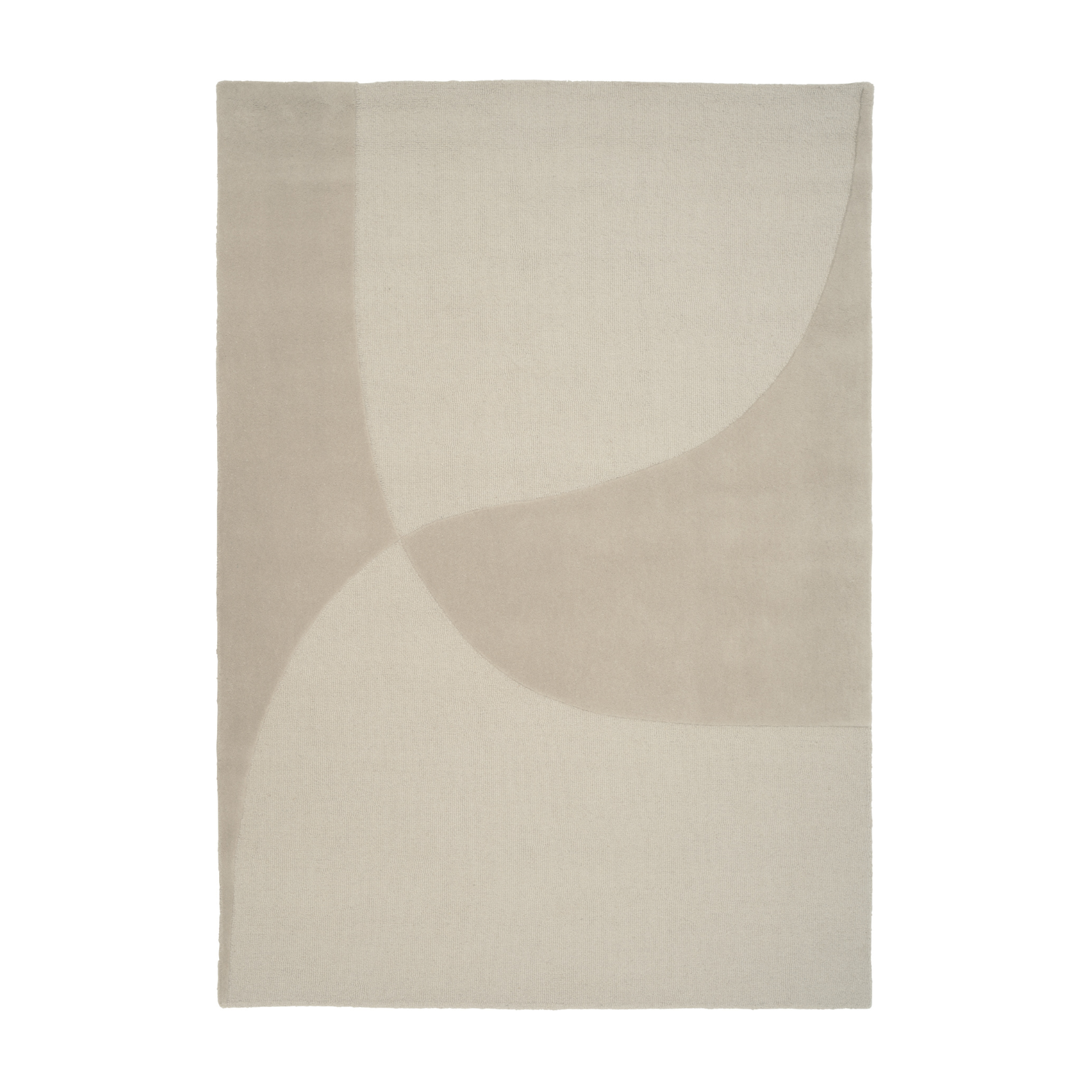 Split Plains Teppich Beige