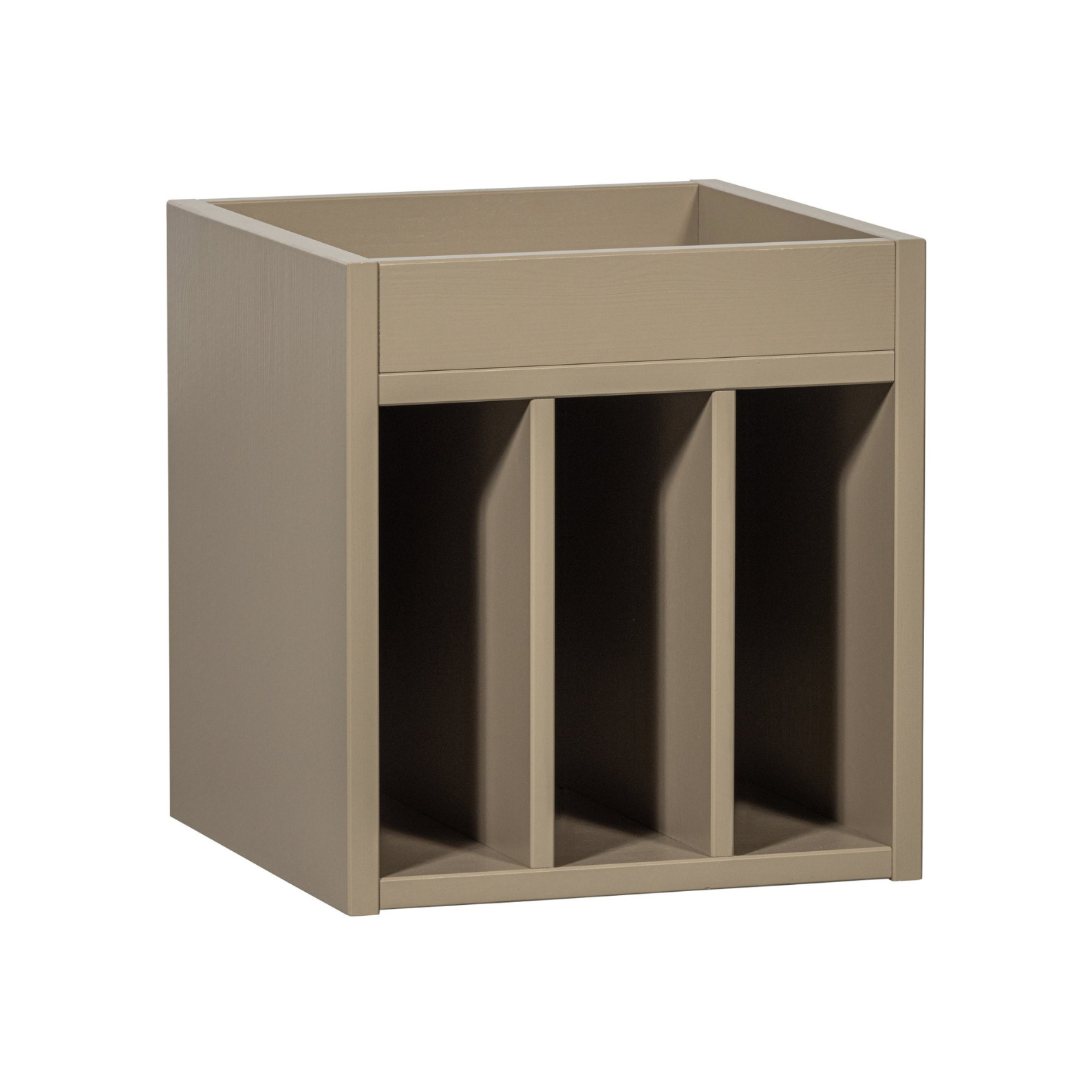 Turner Record Cabinet Pine Mud [FSC]