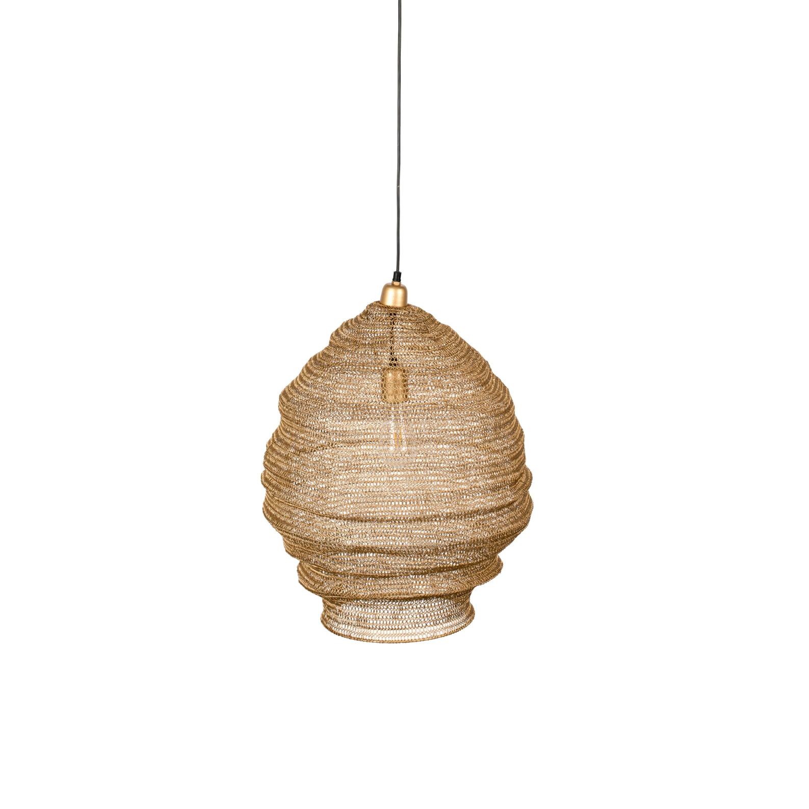 Lena gold hanging lamp