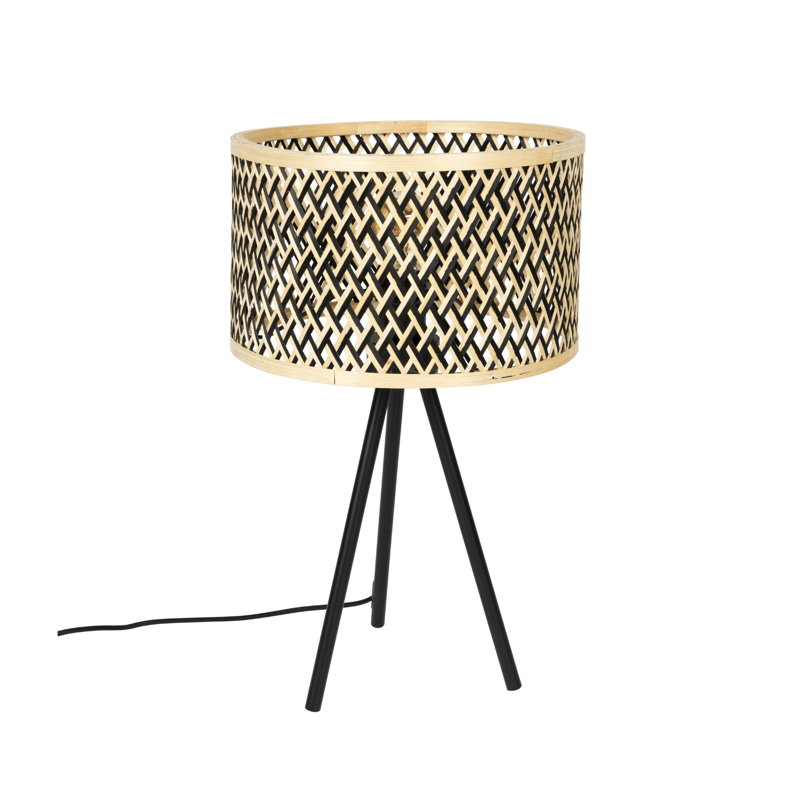 Table lamp isla bamboo wood