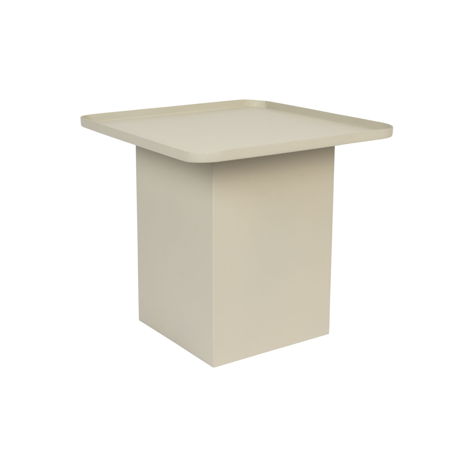 Sverre square table broken white