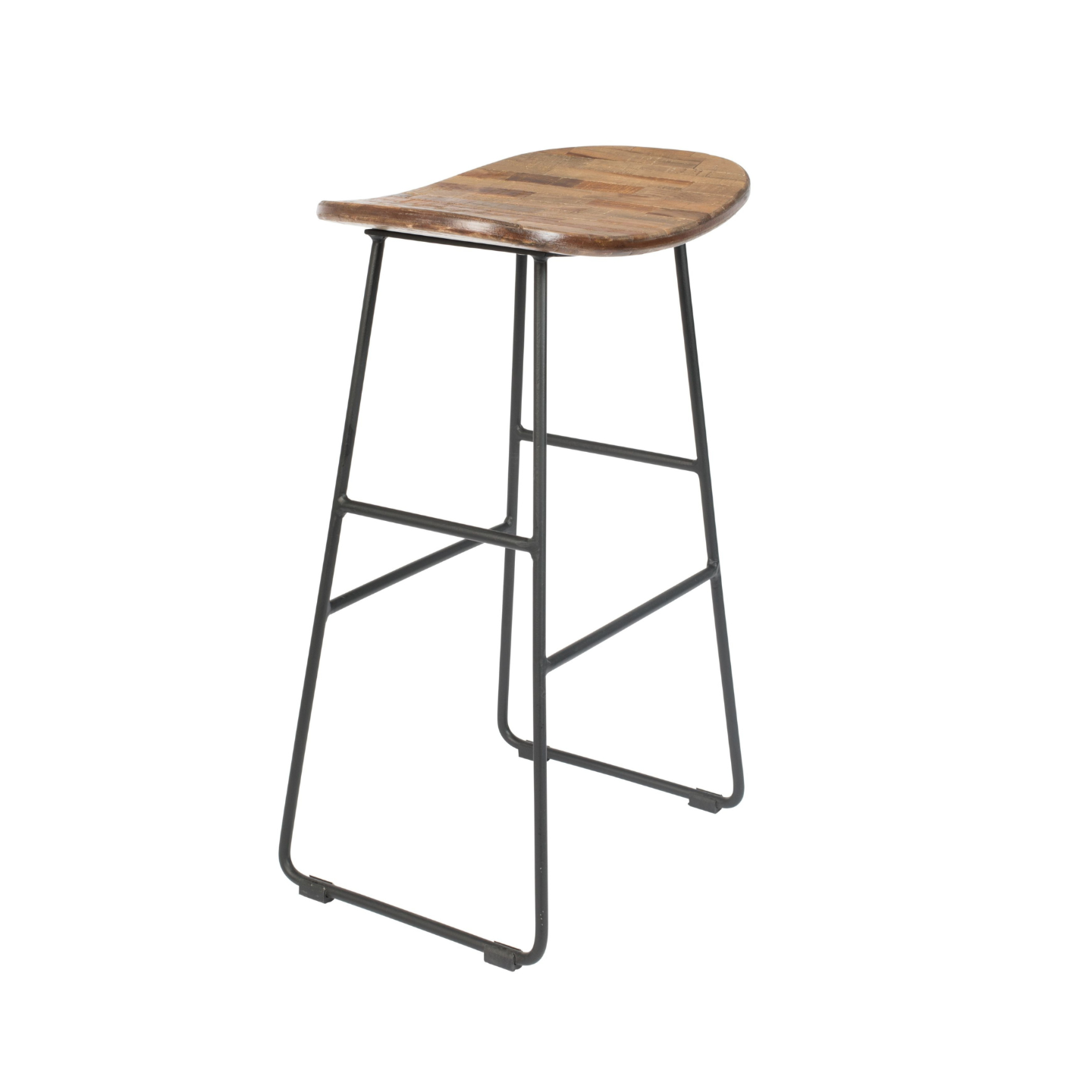 Tangle Tangle Bar Stool mit schwarzer Basis