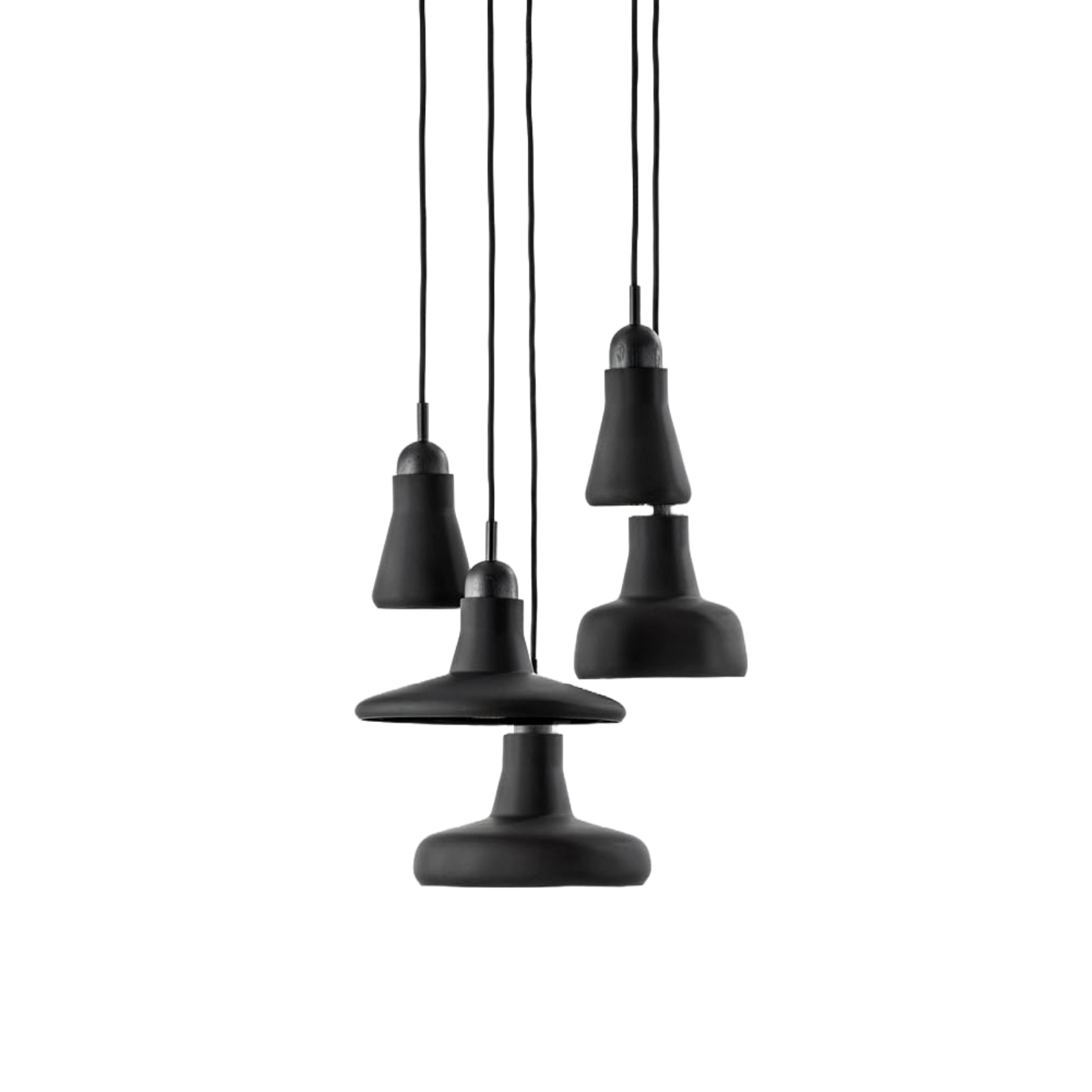 Schatten Hanging Lampe - Ringmattglas einstellen