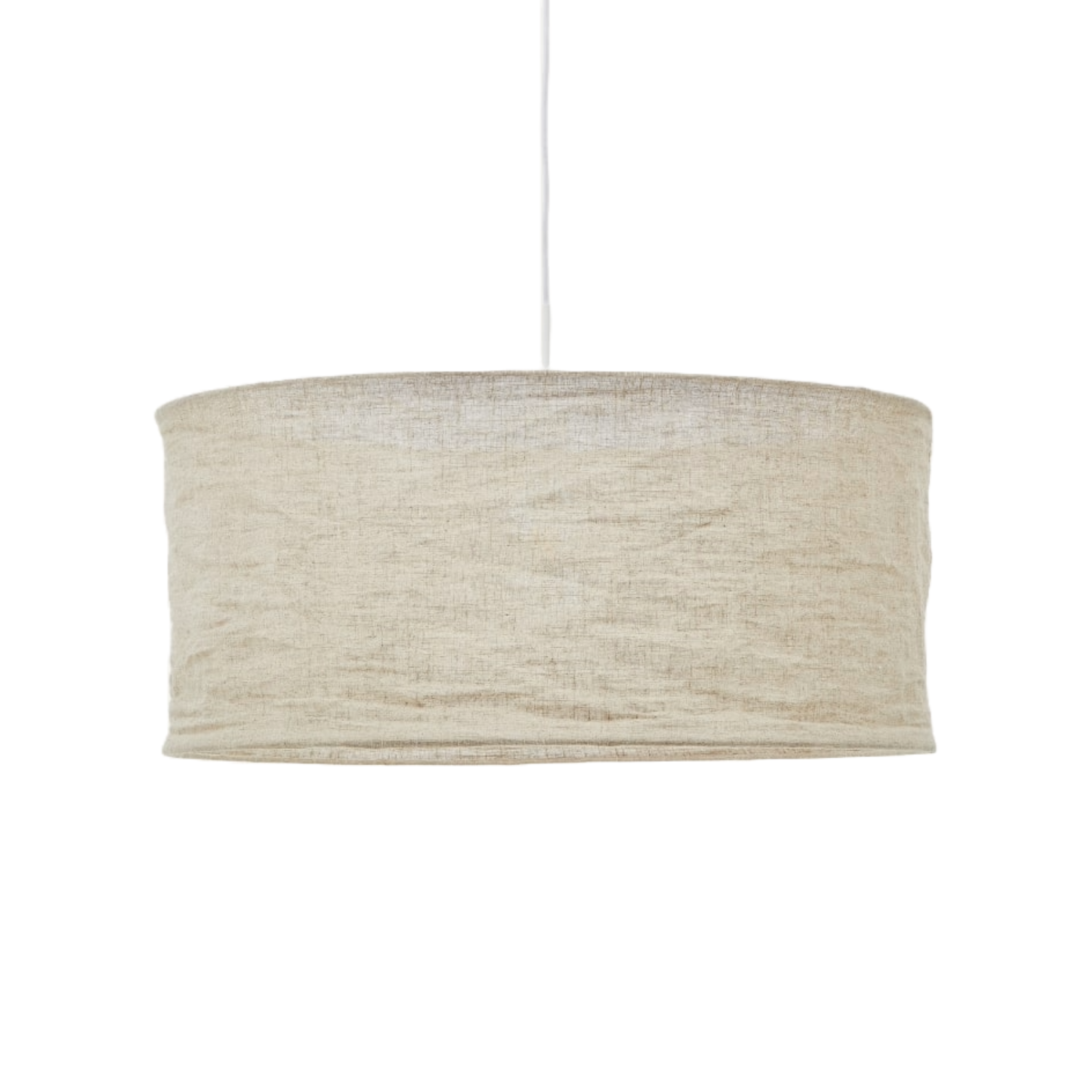 Laircut of hanging lamp Mariela beige linseed