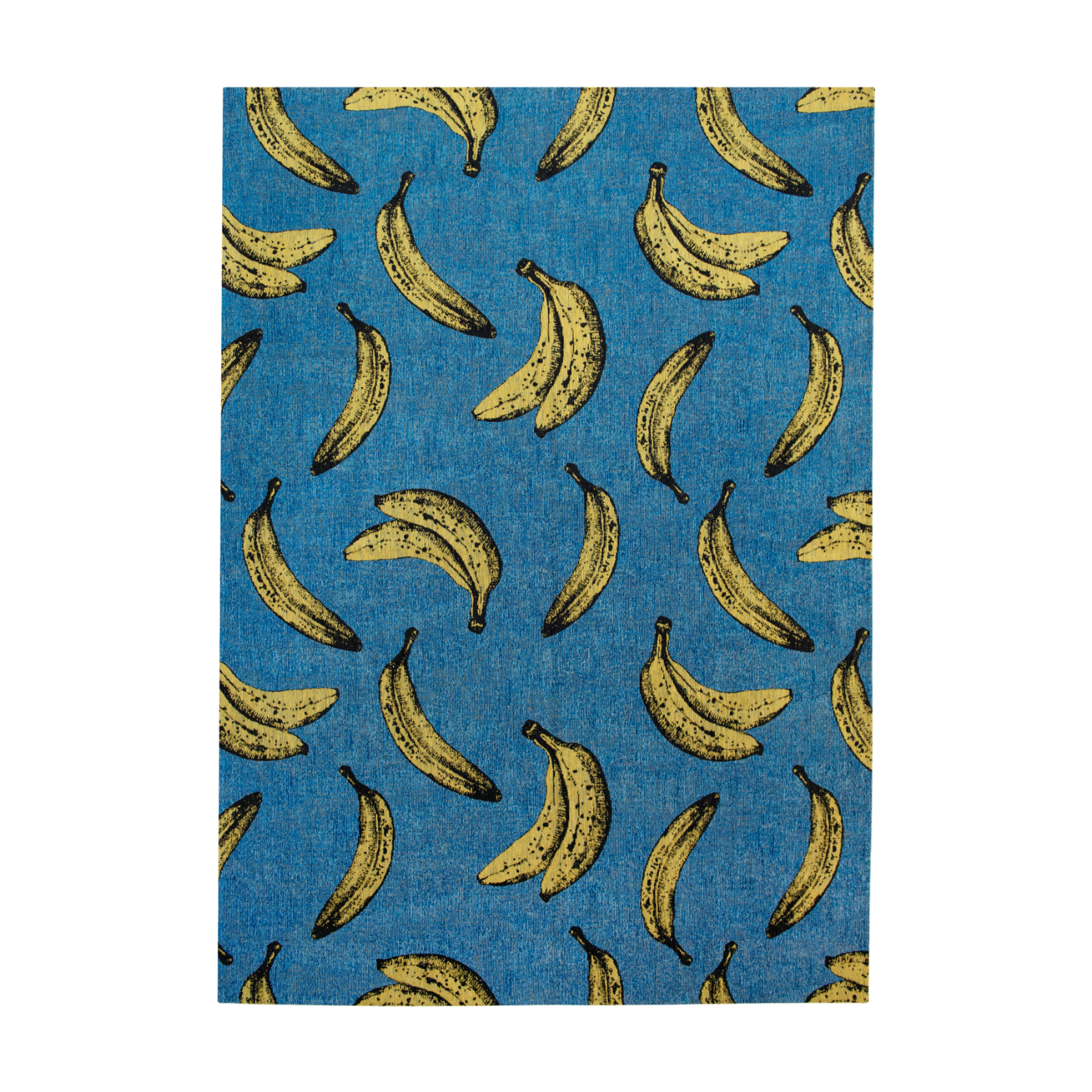 Banane Kalifornien Blau Teppich Blau