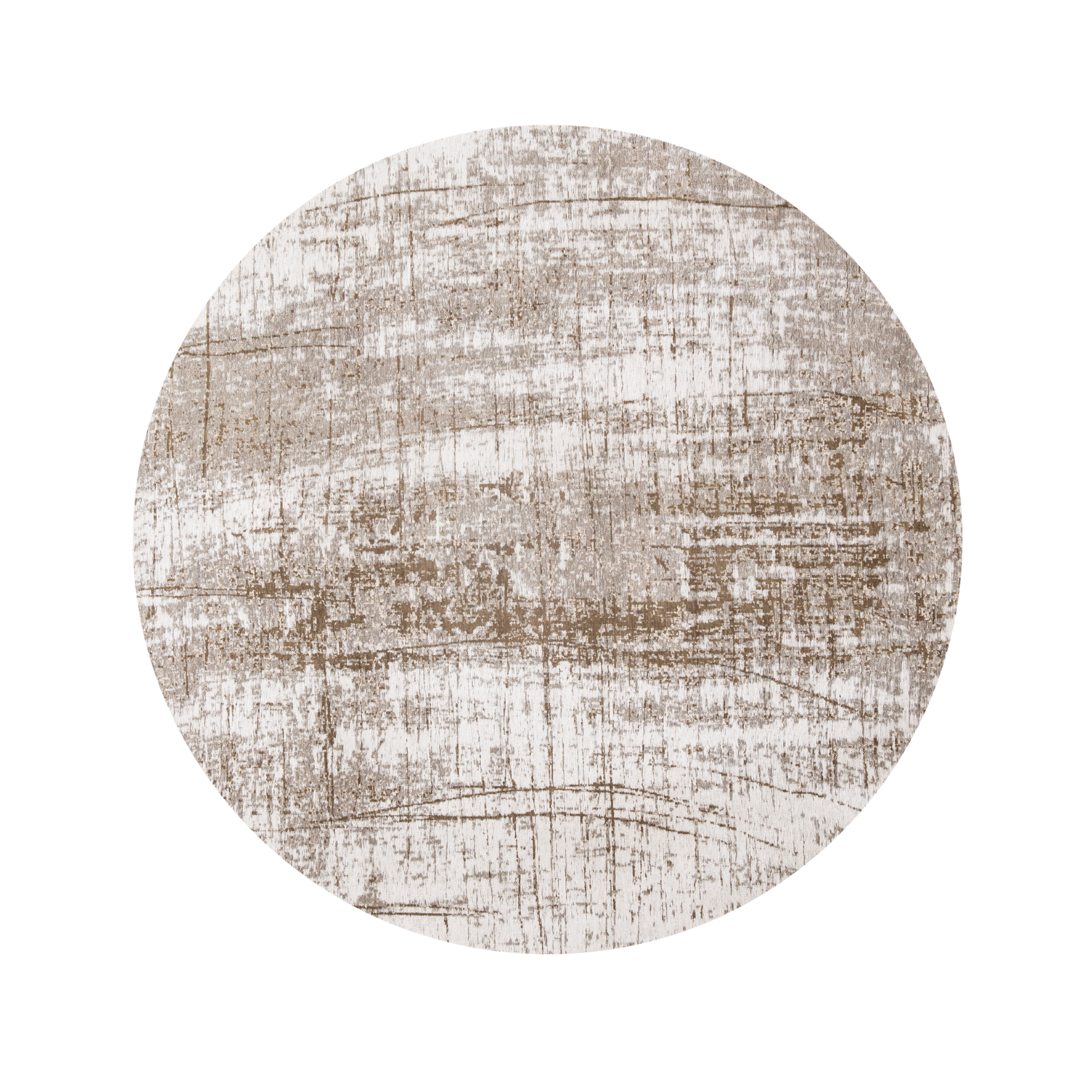 Round rug Griff Concrete jungle beige