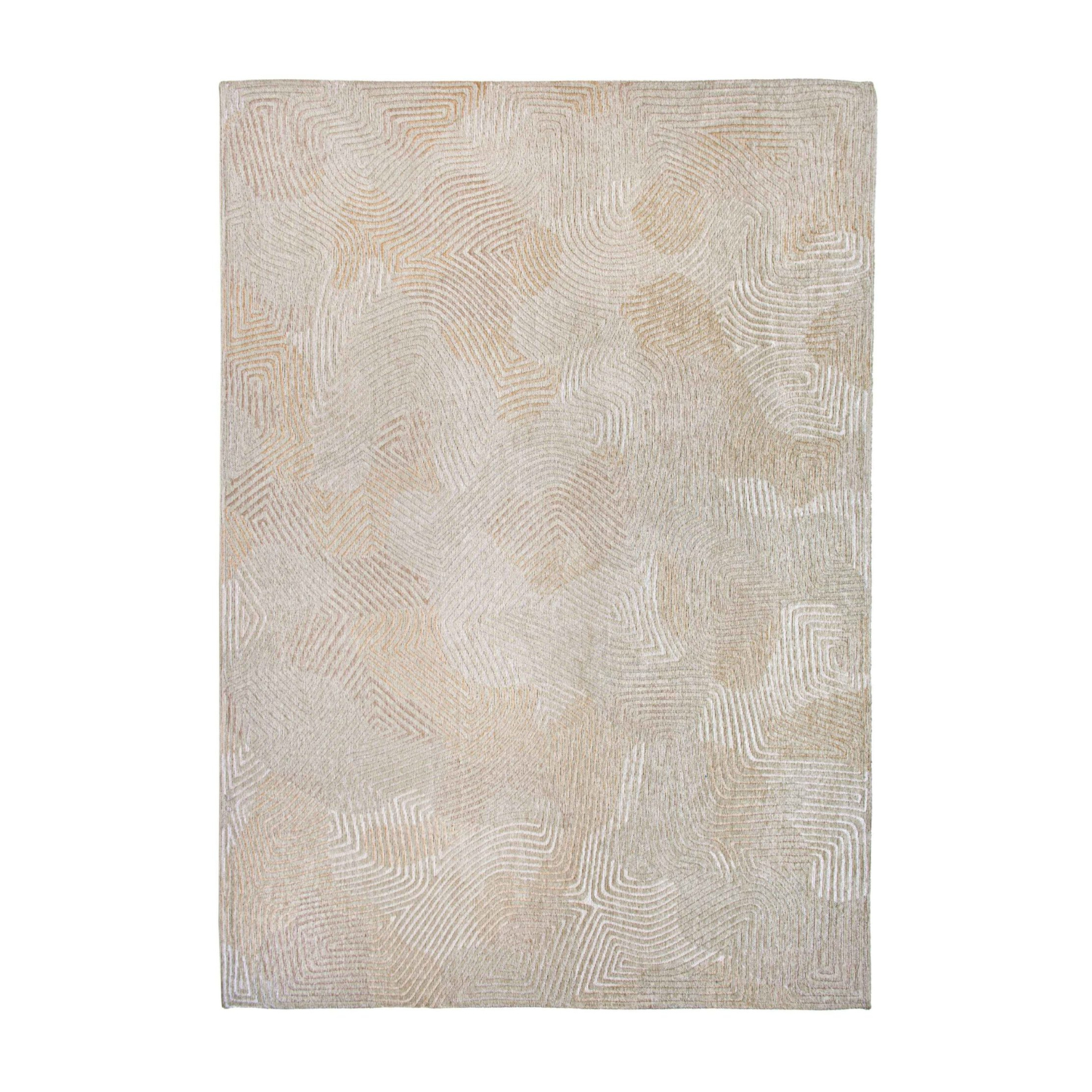 Coral shell beige beige rug