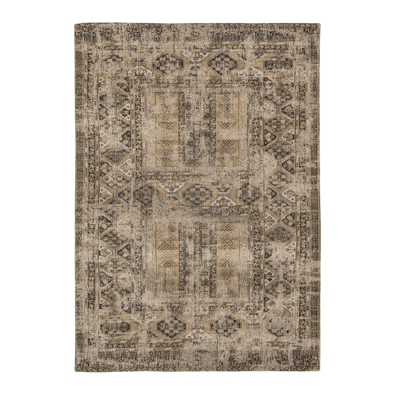 Hadschl rug Agha Old Gold brown