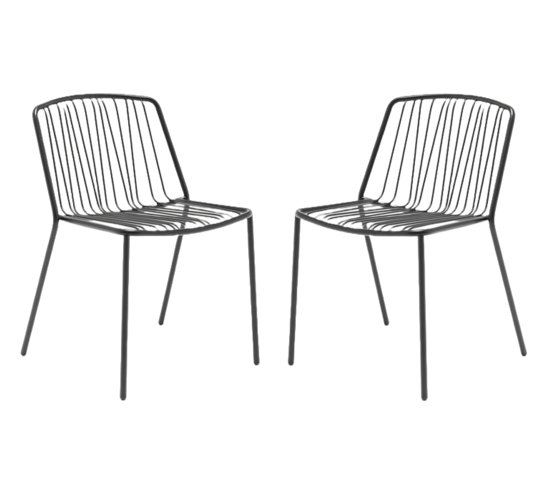 A set of bris chairs galvanized steel